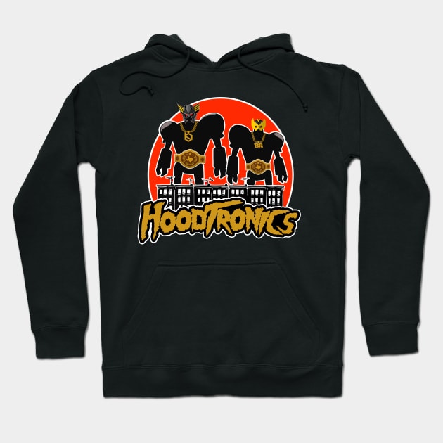 HOODTRONICS TAG TEAM Hoodie by AnalogJunkieStudio